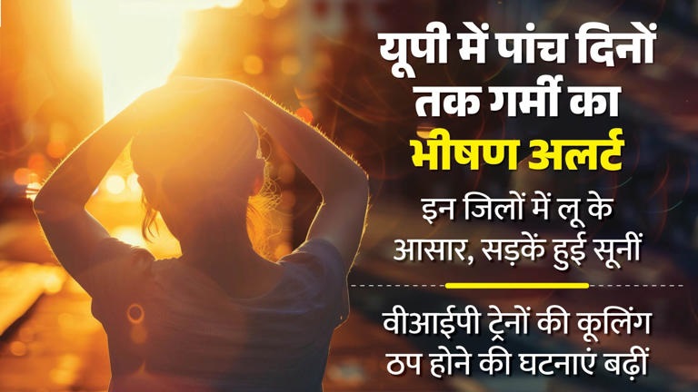यूपी वालों हो जाओ सावधान: मौसम विभाग की बड़ी चेतावनी, अगले ५ दिनों में भट्टी की तरह तपेगा पूरा उत्तर प्रदेश!