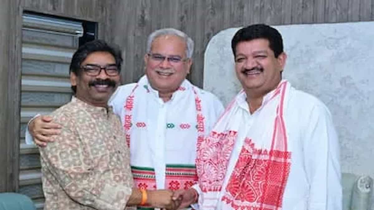 Secret meeting of Hemant Soren and Bhupesh Baghel amid tussle over Rajya Sabha seats