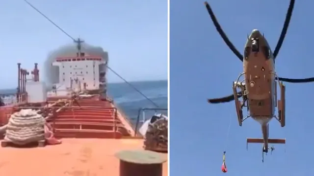 Big action by US Navy in the sea, missiles fired at oil tanker with Indian sailors near Oman