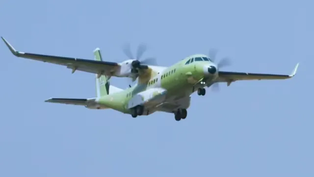 C-295 military aircraft made in India created history in the sky: First test flight was completely successful