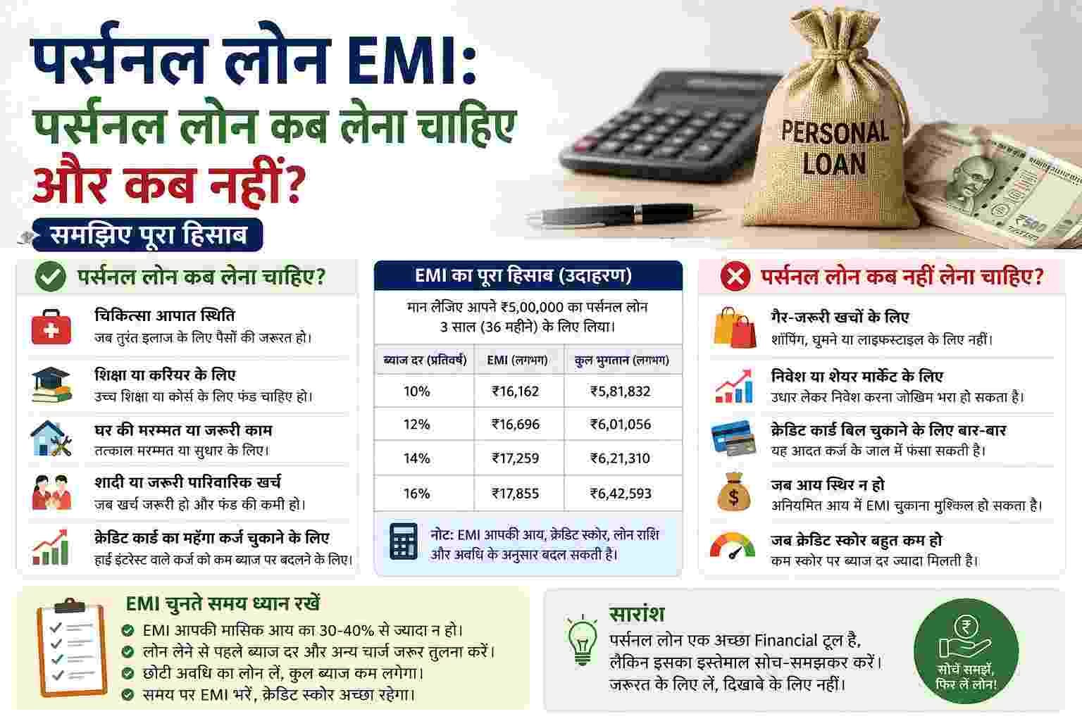 Stop before taking a personal loan! Are you also making these 4 mistakes? You may have to pay huge damages for years.