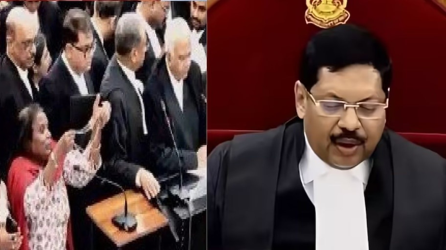SC Mangalsutra Incident: सुप्रीम कोर्ट में महिला द्वारा मंगलसूत्र उतारने पर CJI सूर्यकांत का बड़ा बयान, कहा- 'संस्थानों का सम्मान...'