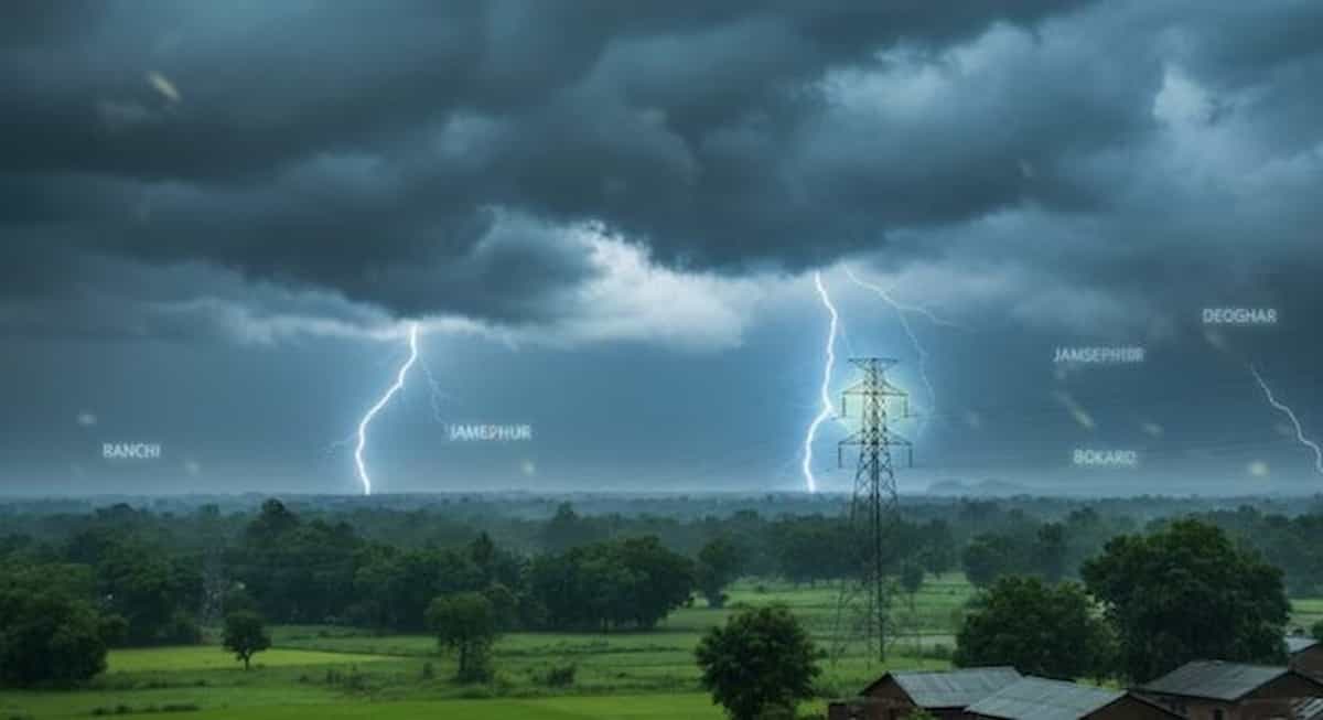 रांची और देवघर समेत 18 जिलों में आज झूम-झूमकर बरसेंगे मेघ, IMD का आंधी-तूफान और वज्रपात का भारी अलर्ट