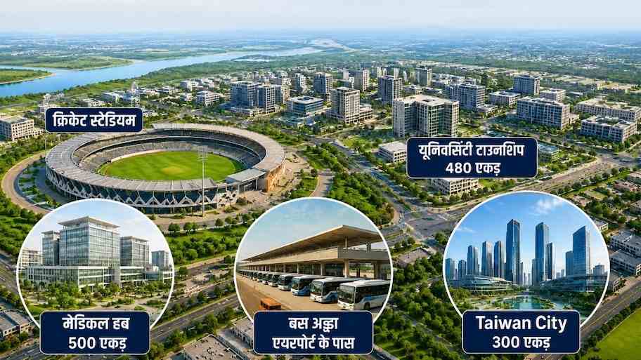 मेडिकल डिवाइस पार्क, वर्ल्ड-क्लास यूनिवर्सिटी टाउनशिप और सेमीकंडक्टर वाली 'Taiwan City' से चमकेगा ग्रेटर नोएडा; जेवर एयरपोर्ट के पास बनेगा एशिया का सबसे बड़ा इन्वेस्टमेंट हब