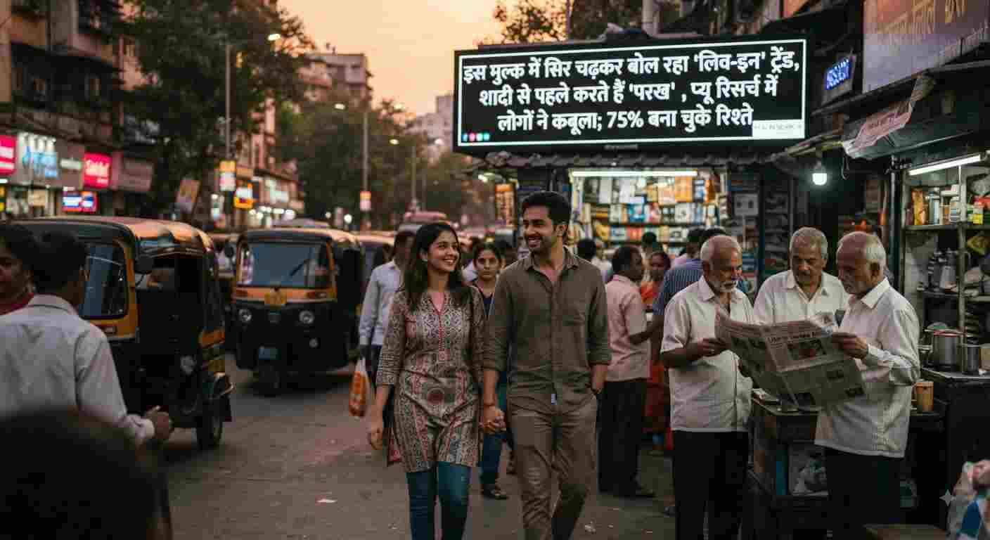 पारंपरिक शादियों के दौर में तेजी से बदल रही सोच: प्यू रिसर्च सेंटर के सर्वे में हुआ बड़ा खुलासा, देश की एक बड़ी आबादी ने माना 'लिव-इन' ट्रेंड का सच