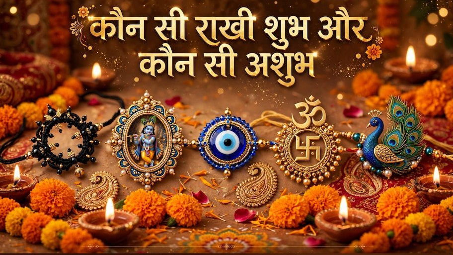 Raksha Bandhan 2026: काली से लेकर भगवान की फोटो वाली... राखी के डिजाइन का होता है गहरा असर; जानिए कौन सी राखी शुभ और कौन सी अशुभ?