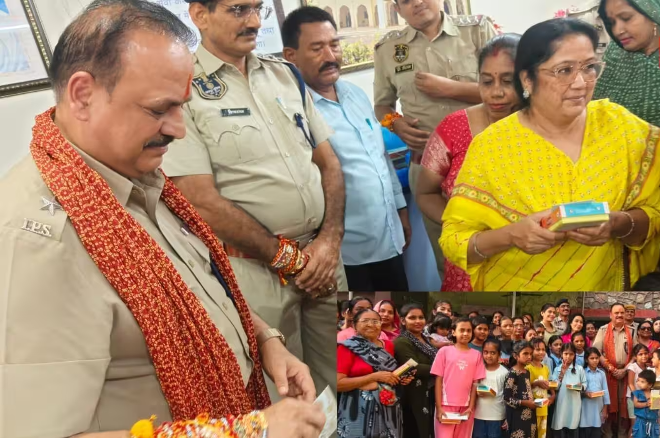 100 से ज्यादा महिलाओं ने डीसीपी करण शर्मा को बांधी राखी, गदगद होकर महिला पुलिसकर्मियों के लिए कर दिया बड़ा ऐलान