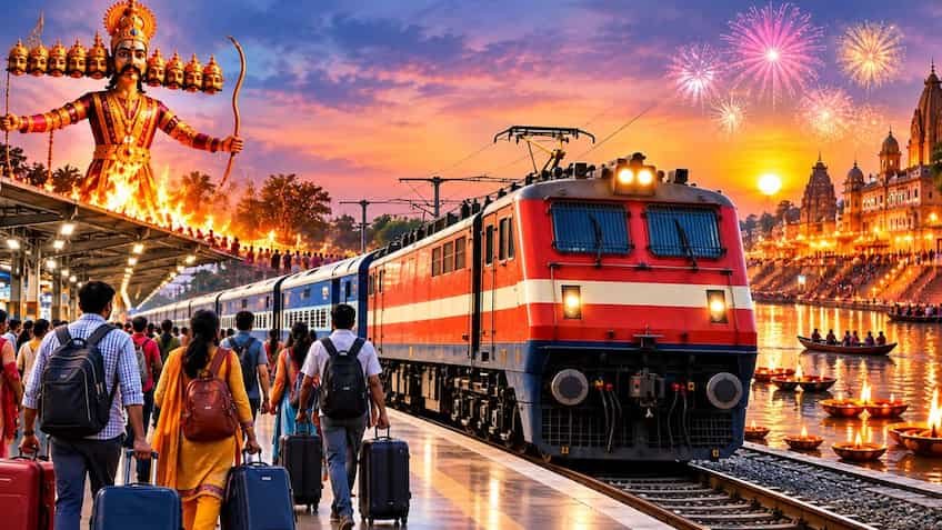 दिवाली और छठ पर घर जाने वालों के लिए रेलवे का बड़ा तोहफा: कानपुर, प्रयागराज होकर दक्षिण भारत के लिए चलेंगी स्पेशल ट्रेनें, सीटें फुल होने की नो-टेंशन