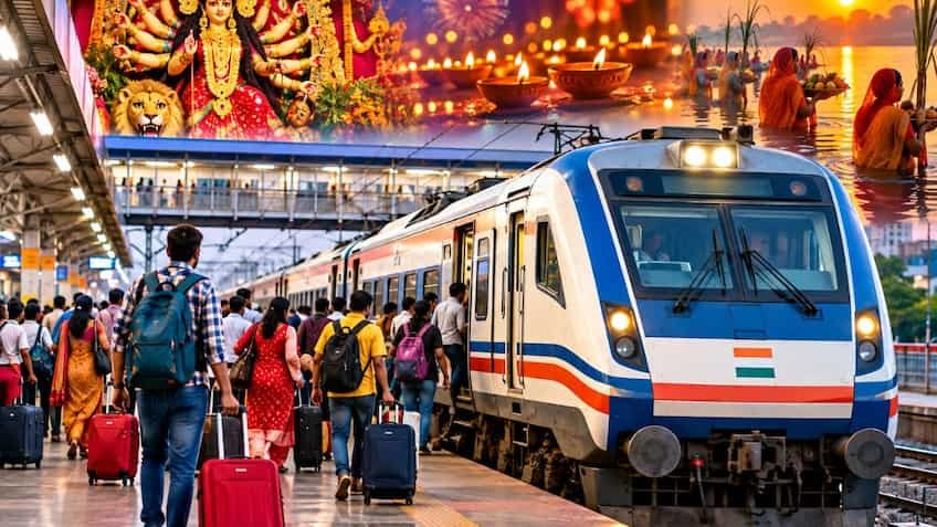 दिवाली-छठ पर घर जाना हुआ आसान: रेलवे चलाएगा 552 फेरे फेस्टिवल स्पेशल ट्रेनें, यूपी-बिहार के लिए कन्फर्म सीट का मौका