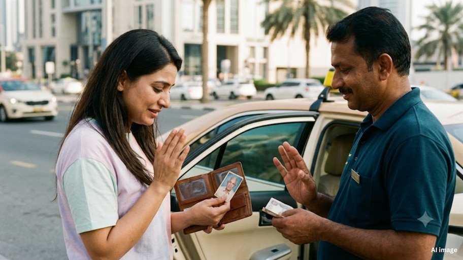 दुबई की टैक्सी में छूटा पर्स, अंदर थी दिवंगत पिता की आखिरी निशानी: कैब ड्राइवर ने लौटाया तो छलक पड़े भारतीय महिला के आंसू