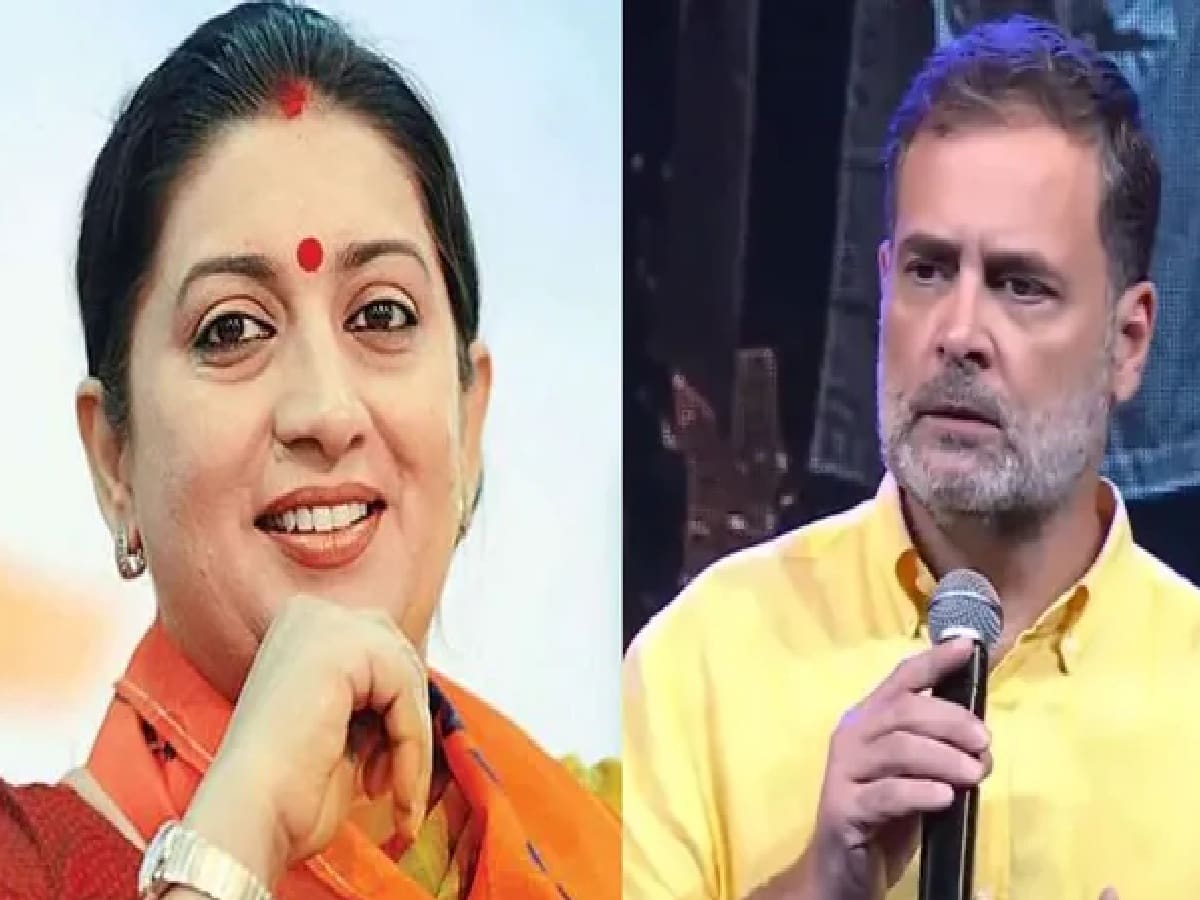 SIR विवाद पर स्मृति ईरानी का राहुल गांधी पर तीखा हमला, अमिताभ बच्चन की फिल्म का AI वीडियो शेयर कर कसा तंज
