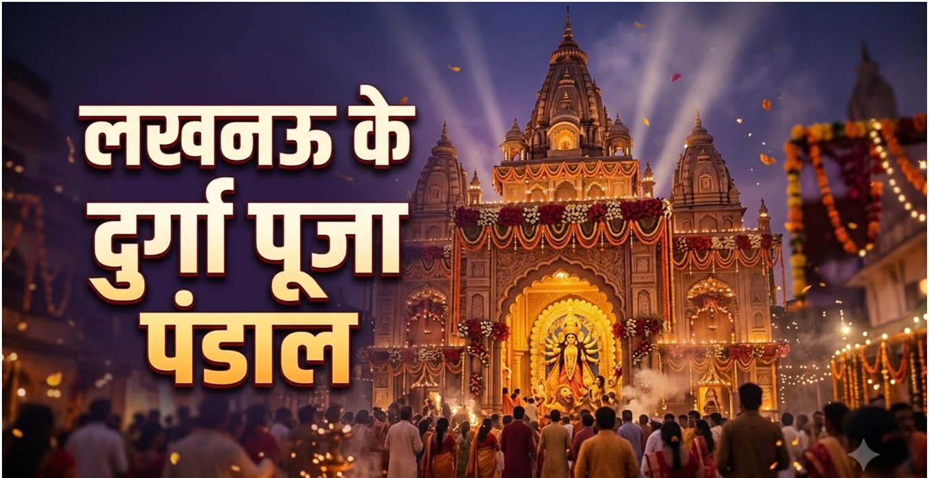 दुर्गा पूजा 2026: लखनऊ में सजे सबसे भव्य और अनोखे पूजा पंडाल