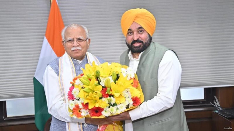 सीएम भगवंत मान ने केंद्रीय ऊर्जा मंत्री मनोहर लाल खट्टर से की हाई-लेवल मुलाकात