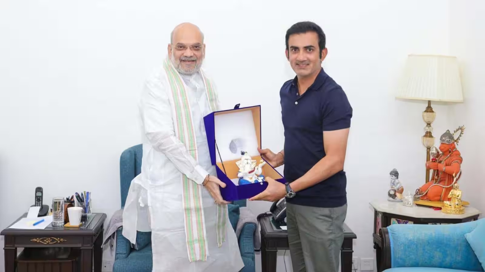 केंद्रीय गृह मंत्री अमित शाह को गौतम गंभीर ने दी जन्मदिन की बधाई