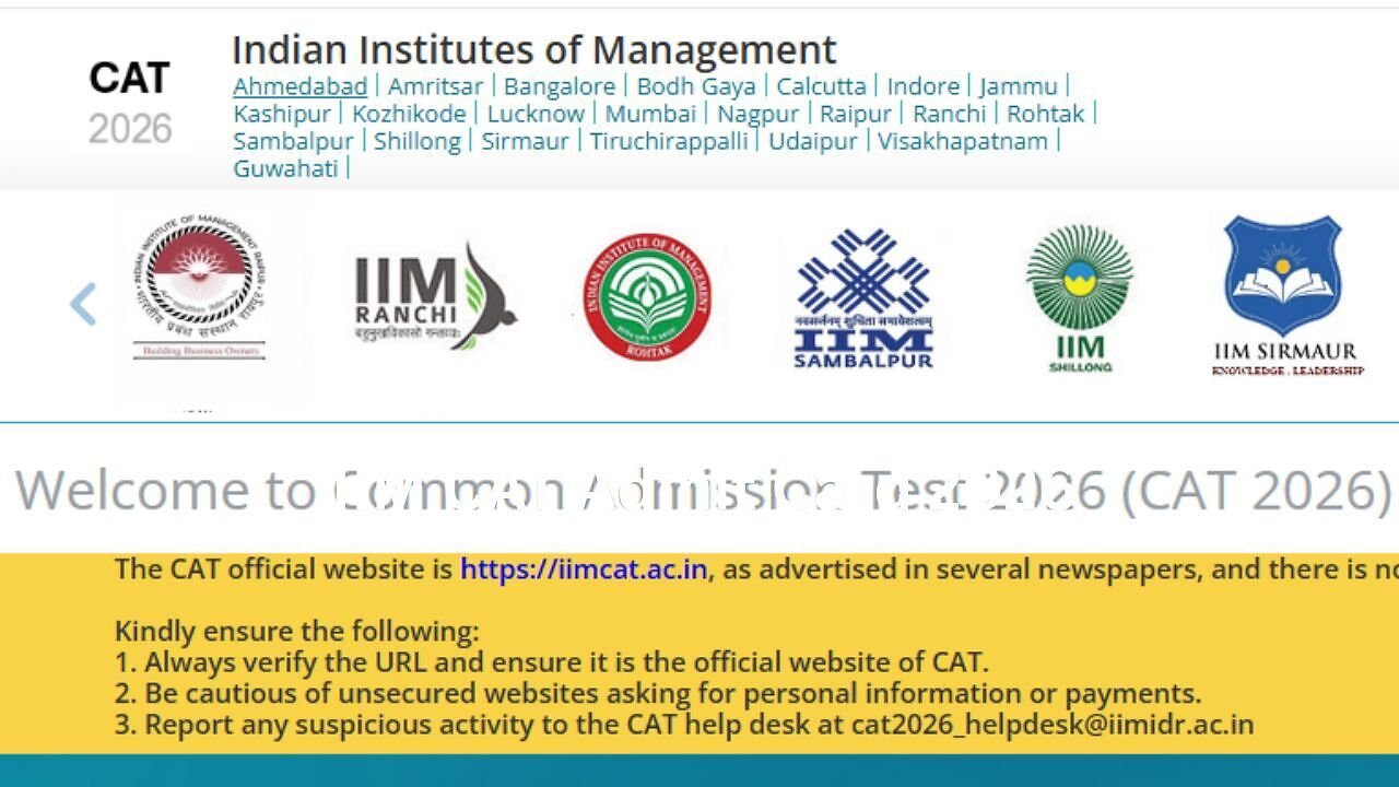 IIM CAT 2026 Admit Card: 4 नवंबर को जारी होगा सीएटी का हॉल टिकट, iimcat.ac.in से ऐसे करें डाउनलोड; देखें एग्जाम स्लॉट टाइमिंग्स