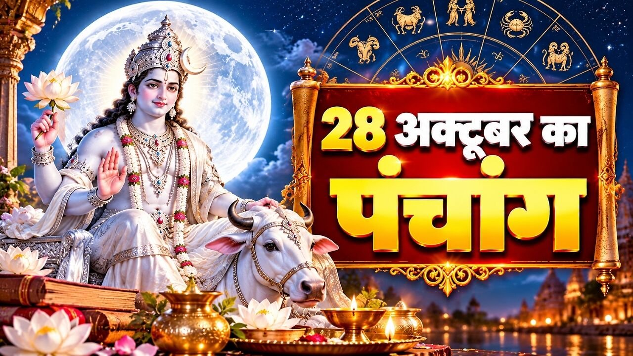 Aaj Ka Panchang 28 October 2026: बुधवार को सर्वार्थ सिद्धि योग और रोहिणी नक्षत्र का महासंयोग, पंचांग से जानें शुभ-अशुभ मुहूर्त और राहुकाल का समय