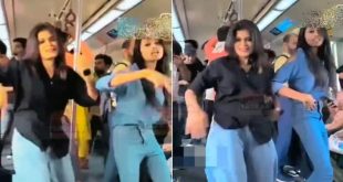 delhi metro,Delhi Metro Viral Video,Delhi Metro Dance Video,Women Dance To Bhojpuri Song in metro,Woman Dances in metro