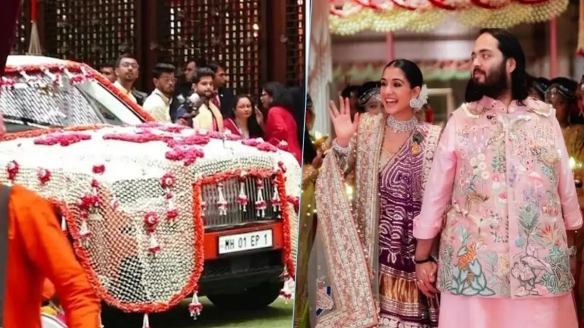 Anant And Radhika Wedding Car On