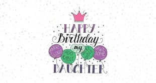 Birthday Messages For Daughter I