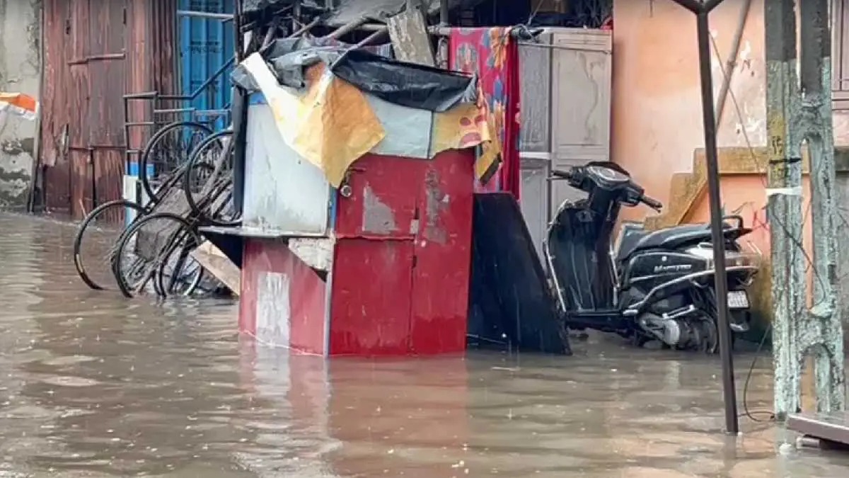 Heavy Rain In Surat District In