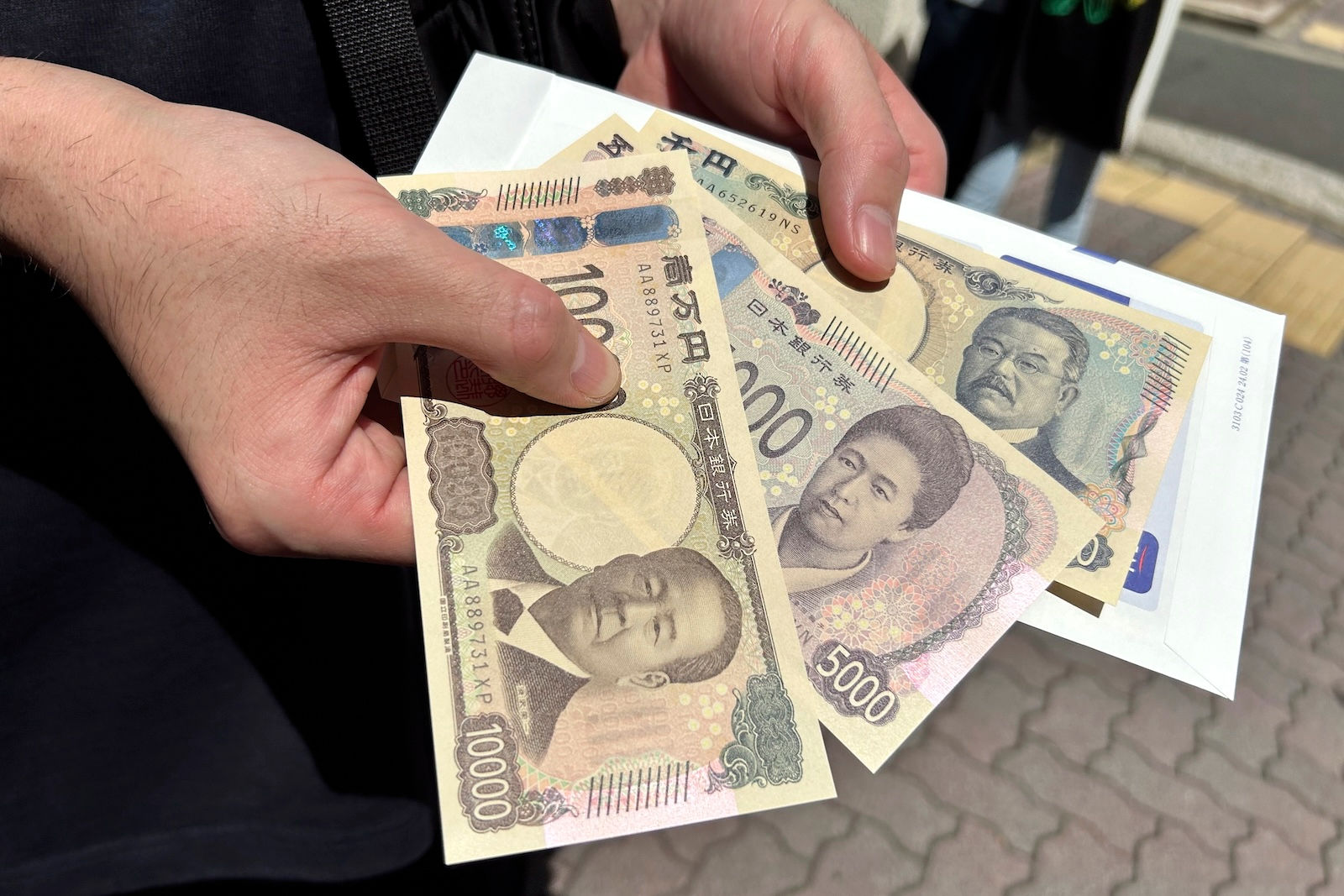 Japan has issued hologram notes for the first time in the world, it