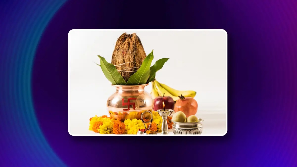 How To Offering Coconut In Puja (1)