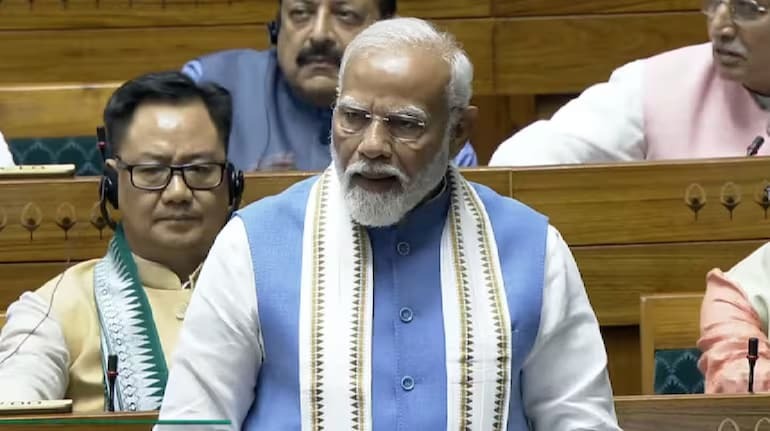 PM Lok Sabha Speech, Prime Minister Narendra Modi, Rahul Gandhi, opposition uproar, ruckus issue of Manipur