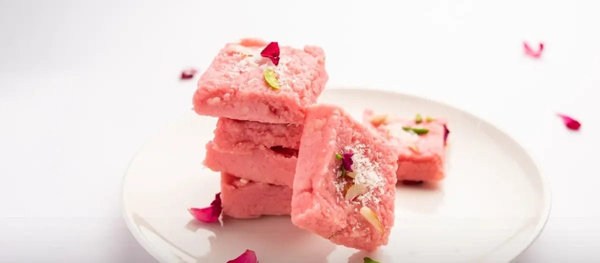 Watermelon Coconut Barfi In Hindi