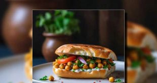 Kabuli Chana Sandwich Recipe In