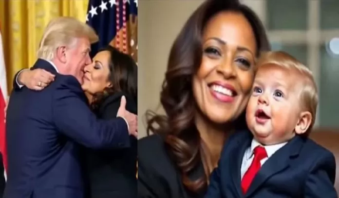 Unseen Video Of Trump Kamala Harris 696x406.jpg