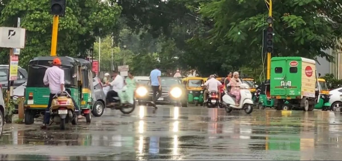 Vadodara Rain Traffice 2 Aug 24