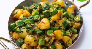 Bhindi Aloo Sabji Recipe 768x432