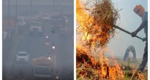 Delhi Air Quality Stubble Burni