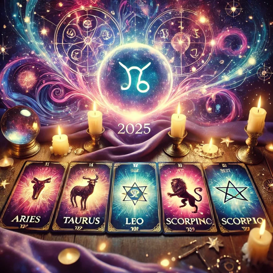 2025 Lucky Tarot Card Zodiac Signs