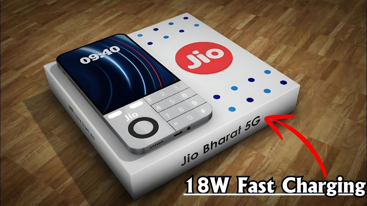 jio bharat 5g smartphone 18w fast charging and 5000mah battery