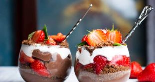 Chocolate Strawberry Pudding Thu