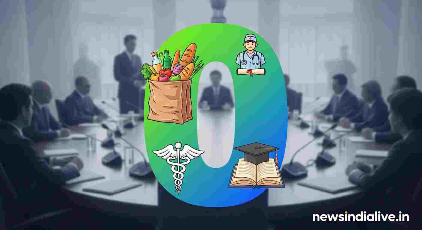 Big move of GST Council: खाद्य, दवा और शिक्षा पर ‘शून्य’ हो सकता है जीएसटी