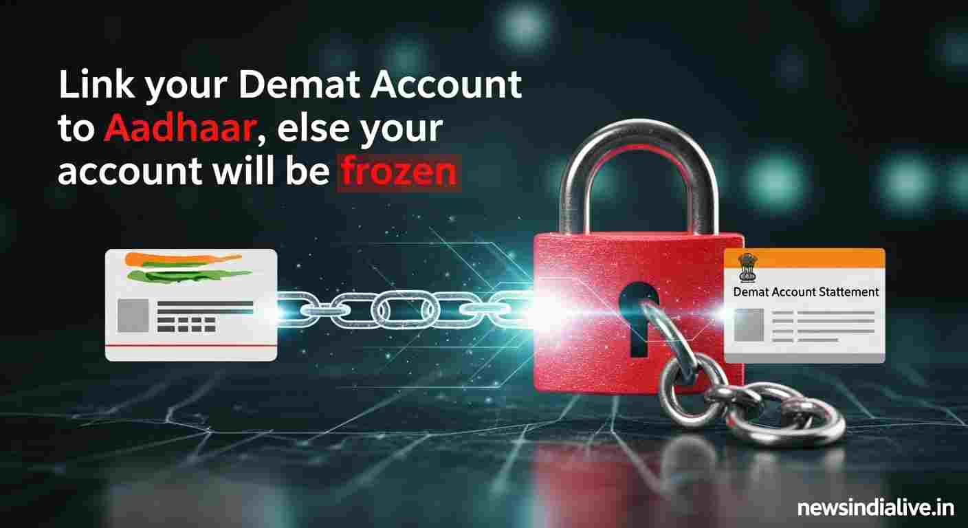 डीमैट खाते को आधार से लिंक कराएं, वरना खाता फ्रीज हो जाएगा