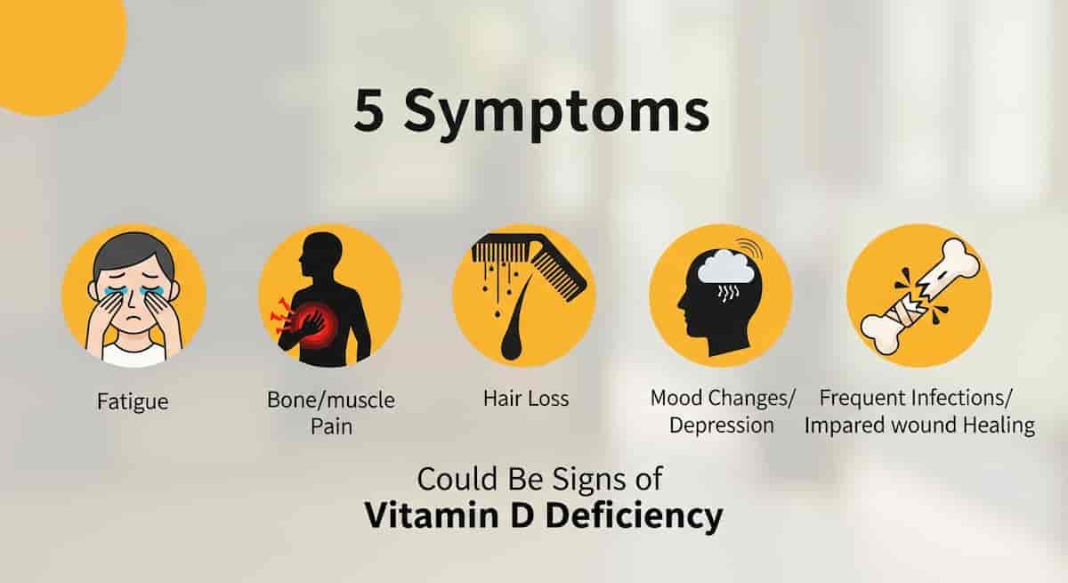 Vitamin D Deficiency : शरीर में दिख रहे हैं ये 5 लक्षण, तो ये विटामिन डी की कमी के संकेत हो सकते हैं